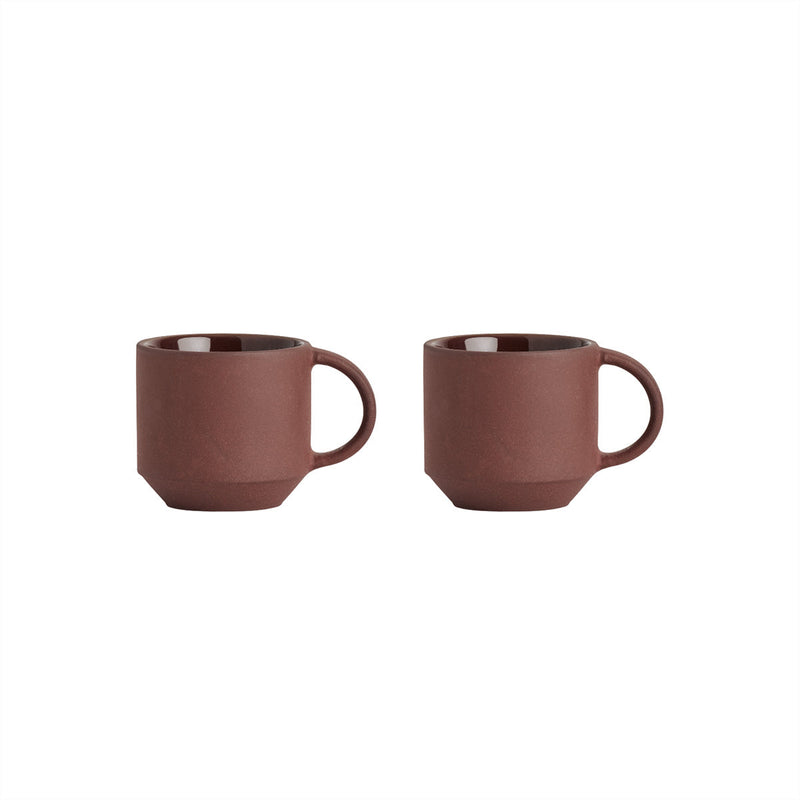 media image for yuka espresso cup set of 2 in dark terracotta 1 222