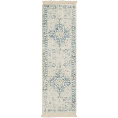 product image for Zainab ZAI-2300 Hand Woven Rug in White & Sky Blue by Surya 55
