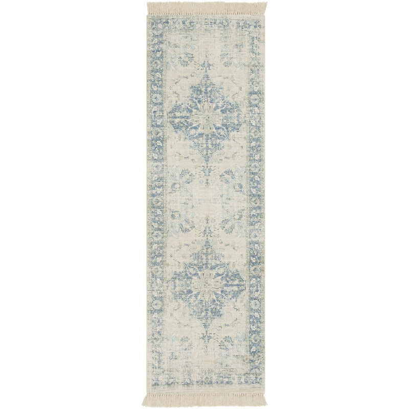 media image for Zainab ZAI-2300 Hand Woven Rug in White & Sky Blue by Surya 299