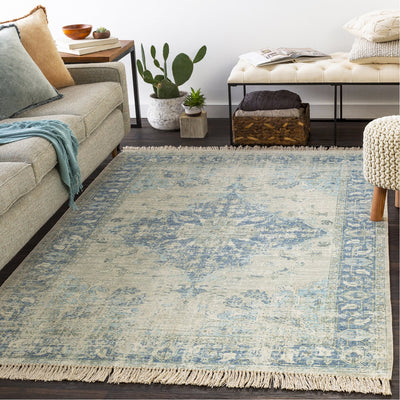 product image for Zainab ZAI-2300 Hand Woven Rug in White & Sky Blue by Surya 77