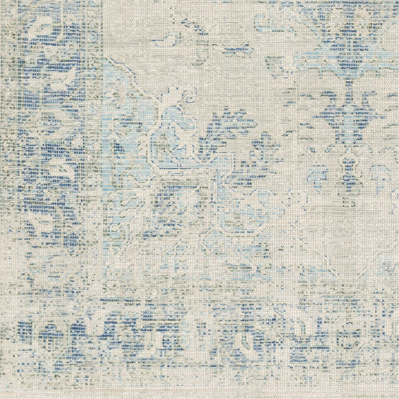 media image for Zainab ZAI-2300 Hand Woven Rug in White & Sky Blue by Surya 25