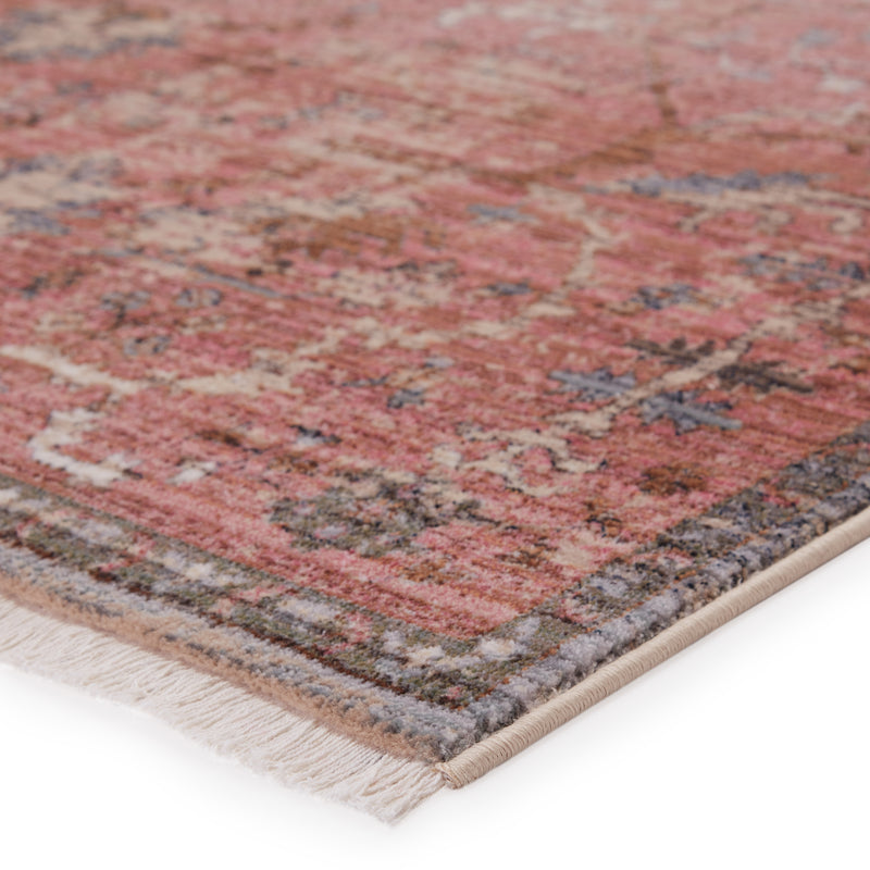 media image for Marcella Oriental Rug in Pink & Gray 234