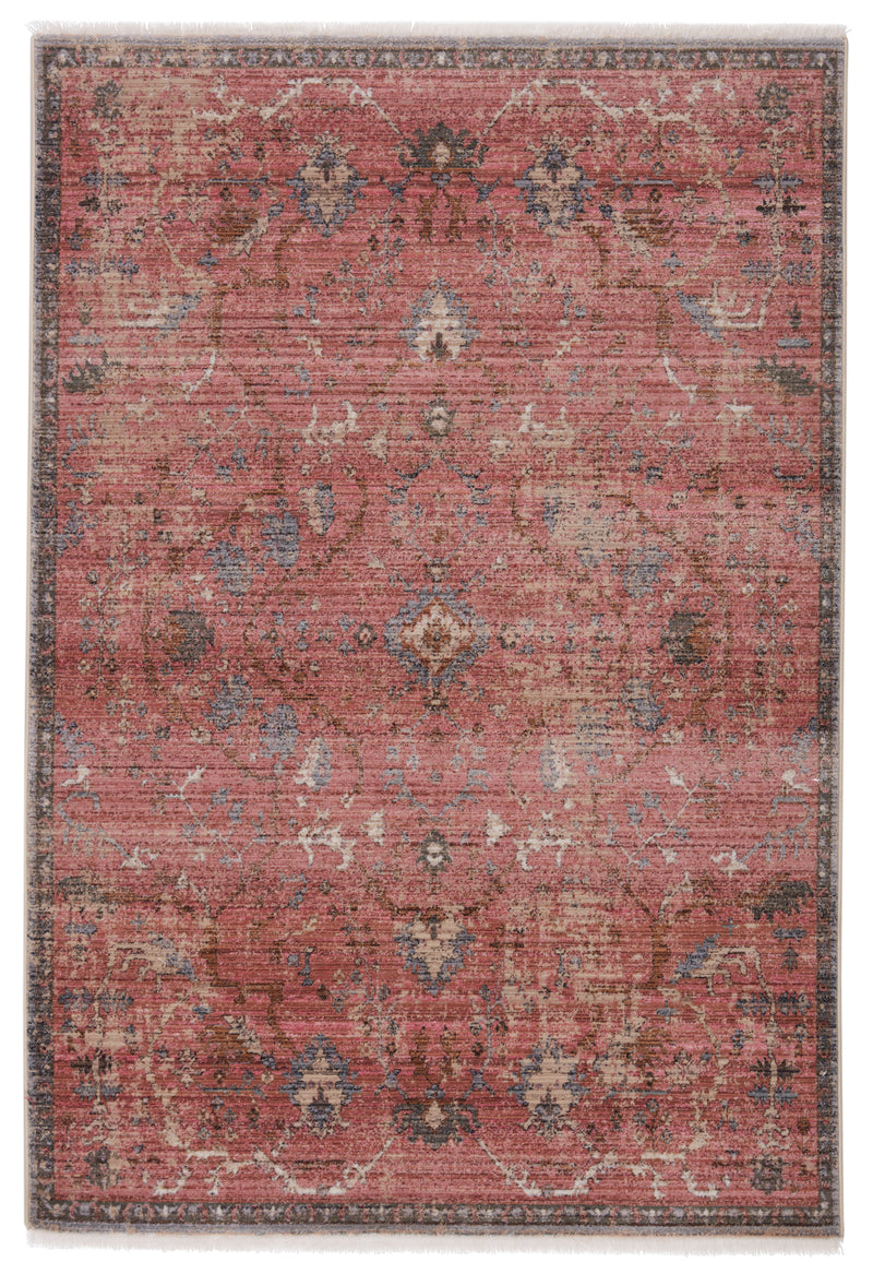 media image for Marcella Oriental Rug in Pink & Gray 265