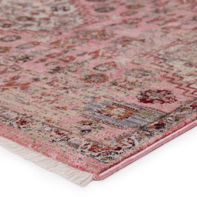 product image for Kerta Medallion Rug in Pink & Beige 47