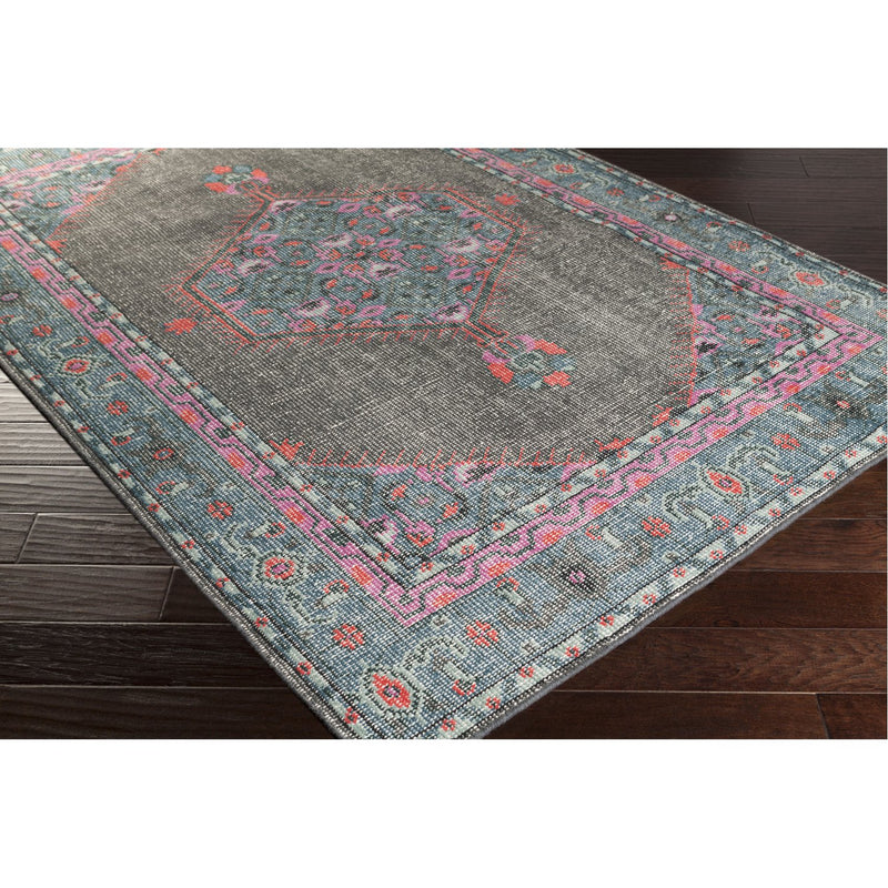 media image for Zahra ZHA-4006 Hand Knotted Rug in Charcoal & Teal by Surya 22