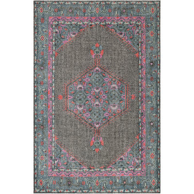 product image for zahra charcoal hot pink rug design by surya 2 79