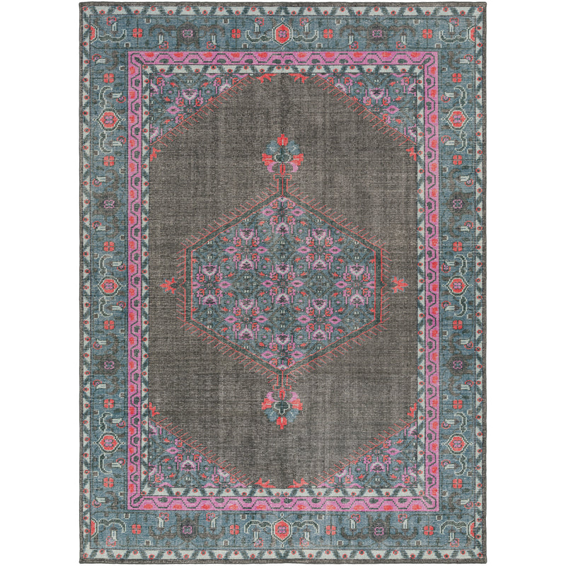 media image for zahra charcoal hot pink rug design by surya 3 292