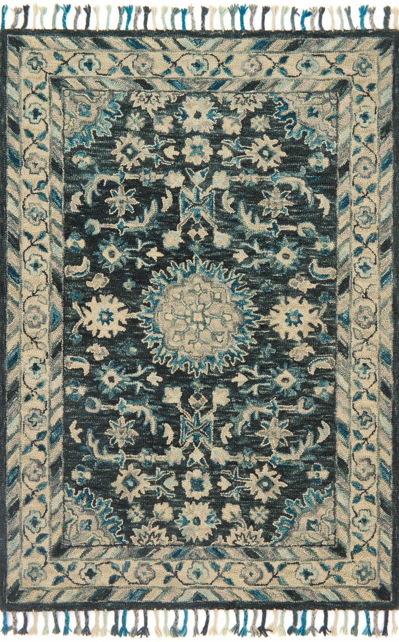 media image for Zharah Rug in Teal & Grey by Loloi 29