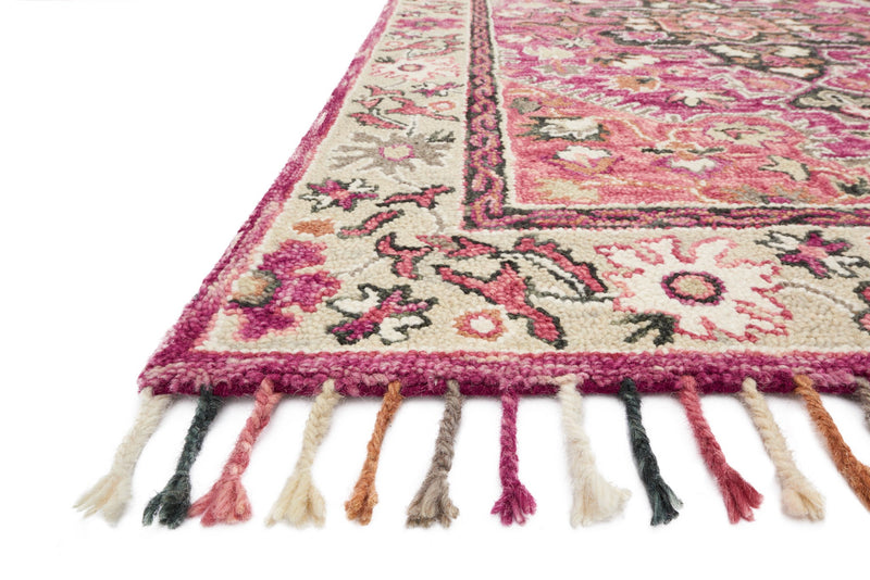 media image for Zharah Rug in Raspberry & Taupe by Loloi 259