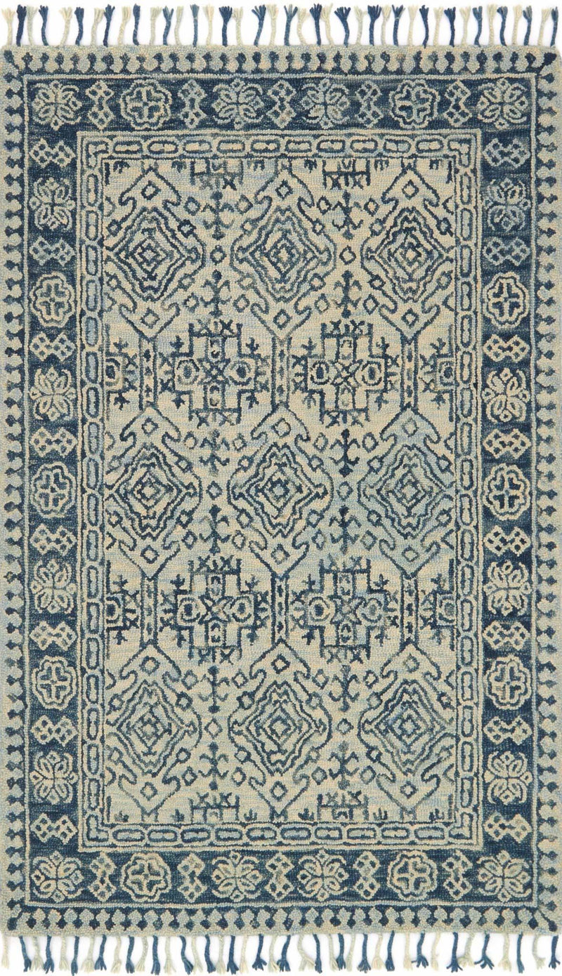media image for Zharah Rug in Mist & Blue by Loloi 245