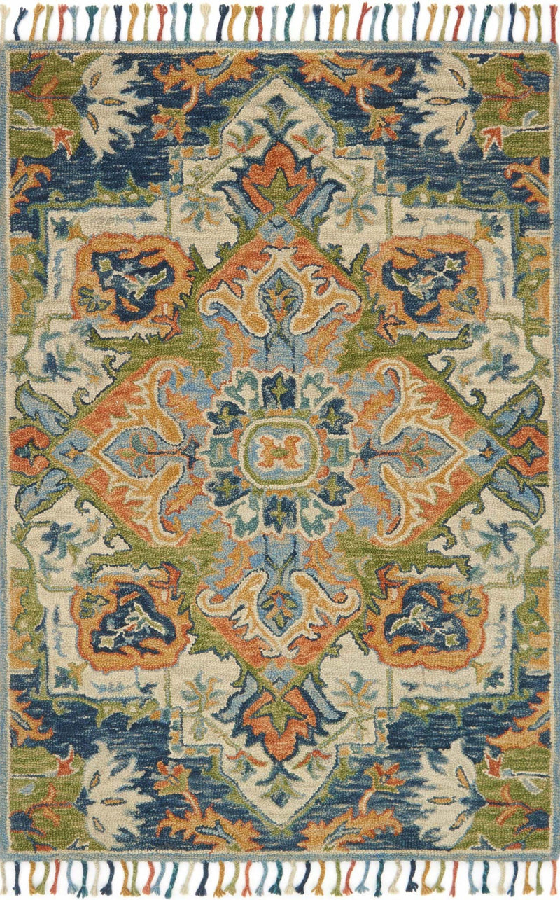 media image for Zharah Rug in Blue & Multi by Loloi 259