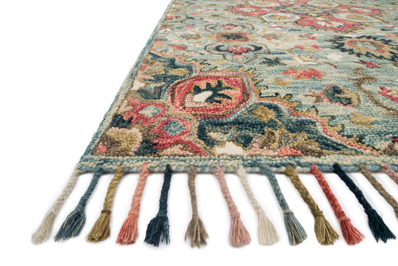 media image for Zharah Rug in Light Blue & Multi by Loloi 227