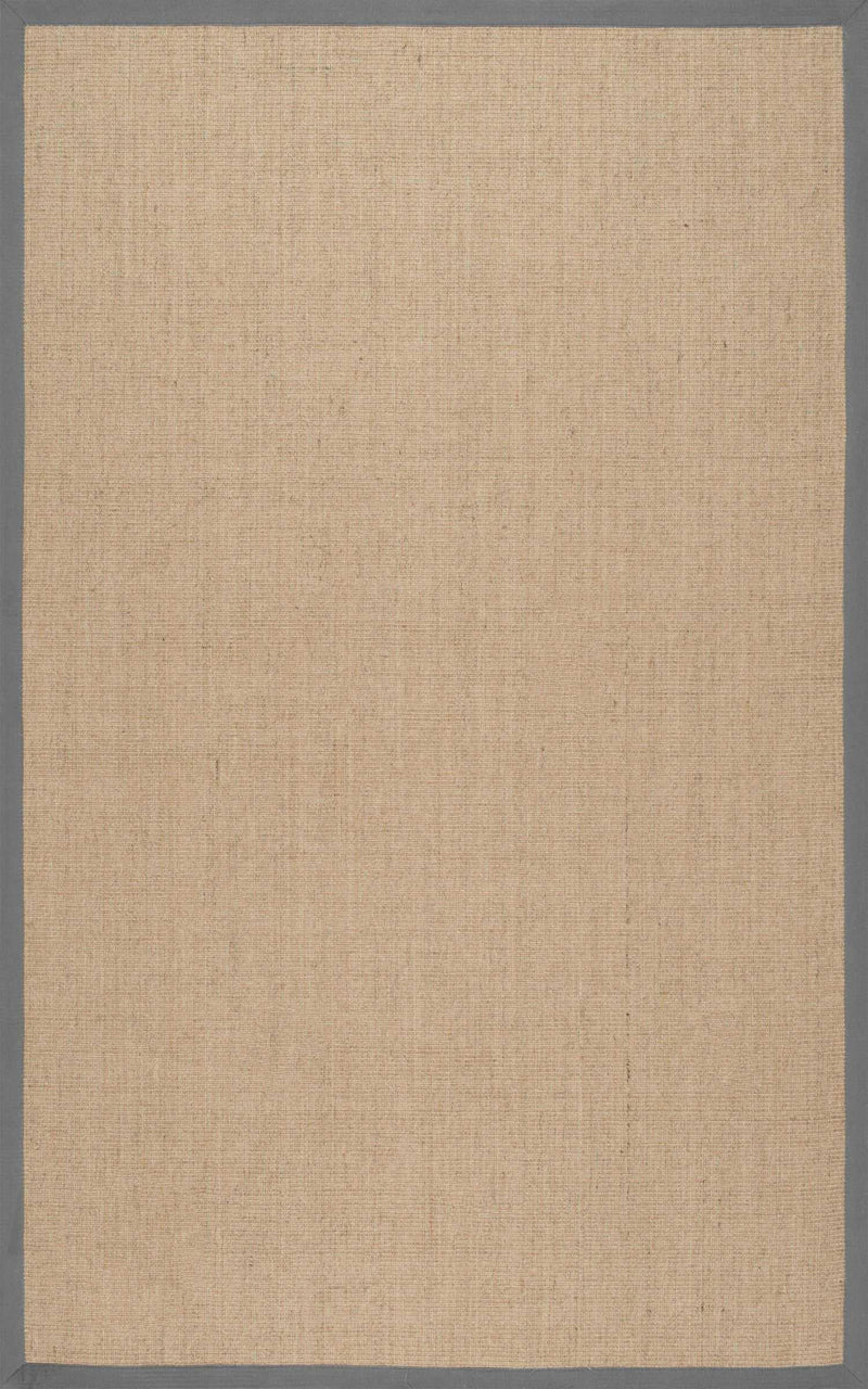 media image for Machine Woven Orsay Sisal Rug in Light Grey design by Nuloom 273