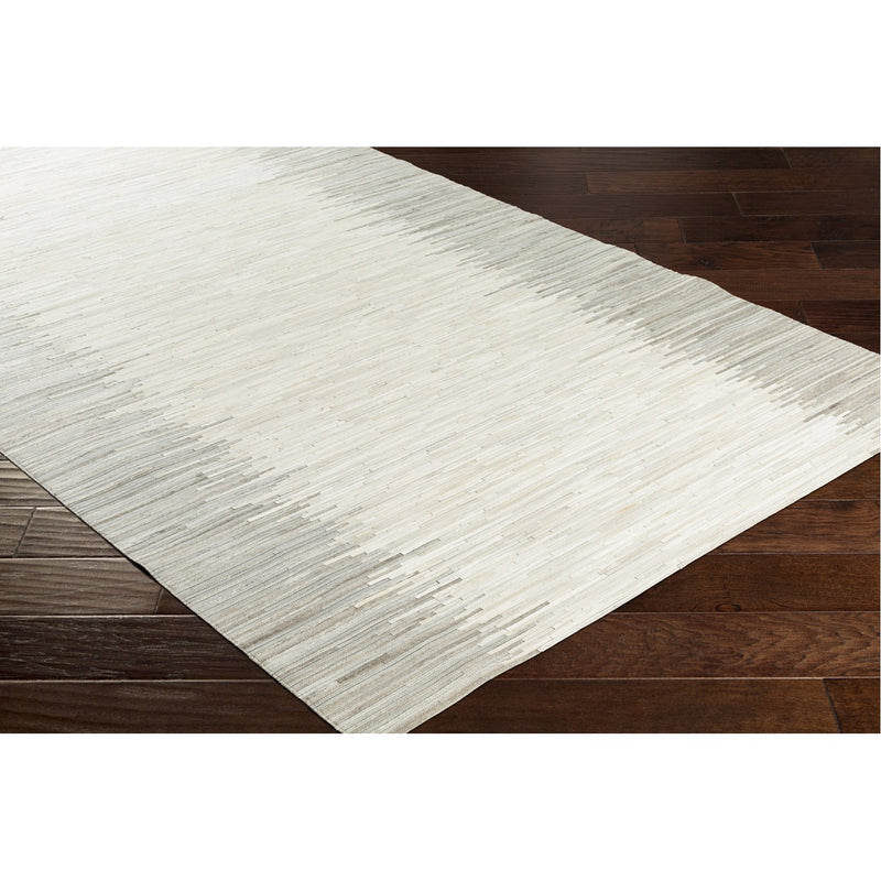 media image for Zander ZND-1004 Hand Crafted Rug in Ivory & Medium Gray by Surya 210