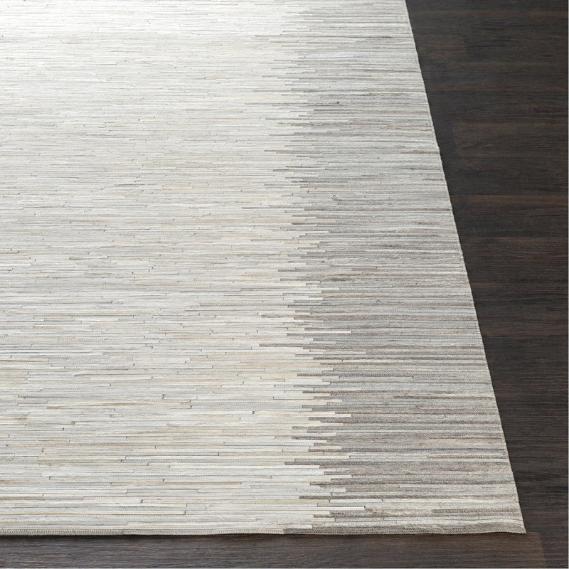 media image for Zander ZND-1004 Hand Crafted Rug in Ivory & Medium Gray by Surya 260