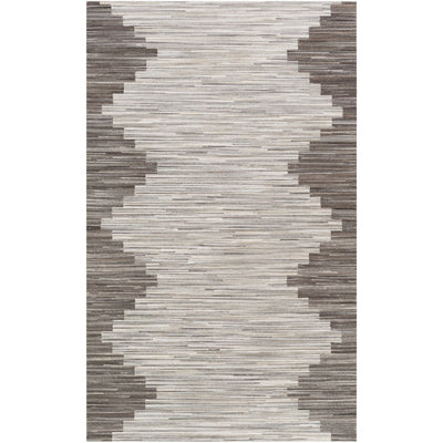 product image for Zander ZND-1007 Hand Crafted Rug in Ivory & Medium Grey by Surya 57