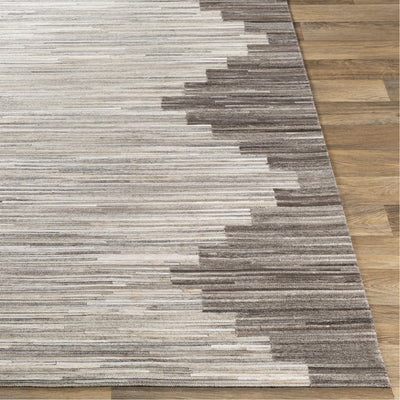 product image for Zander ZND-1007 Hand Crafted Rug in Ivory & Medium Grey by Surya 15