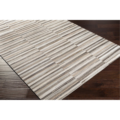 product image for Zander ZND-1008 Hand Crafted Rug in Ivory & Medium Grey by Surya 88