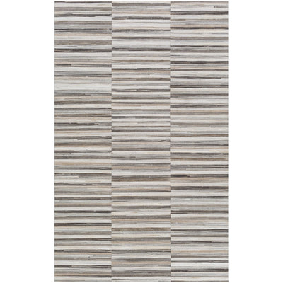 product image for Zander ZND-1008 Hand Crafted Rug in Ivory & Medium Grey by Surya 95