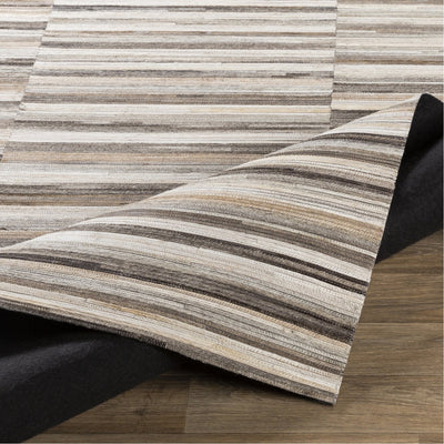 product image for Zander ZND-1008 Hand Crafted Rug in Ivory & Medium Grey by Surya 97