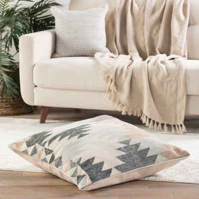 product image for Kayenta Geometric Cream & Gray Pillow design by Jaipur Living 71