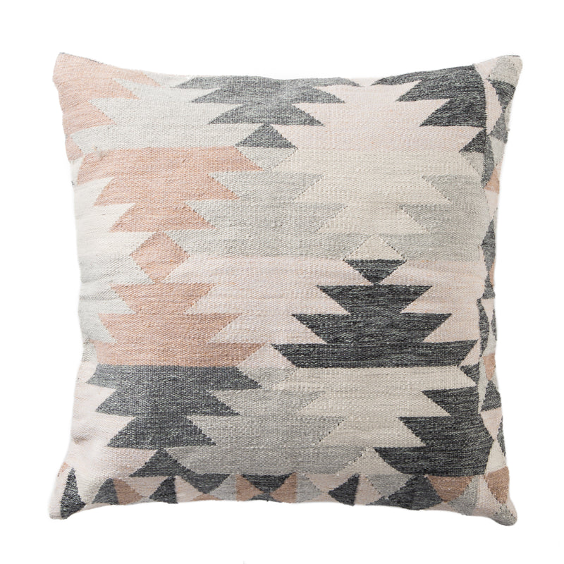 media image for Kayenta Geometric Cream & Gray Pillow design by Jaipur Living 221