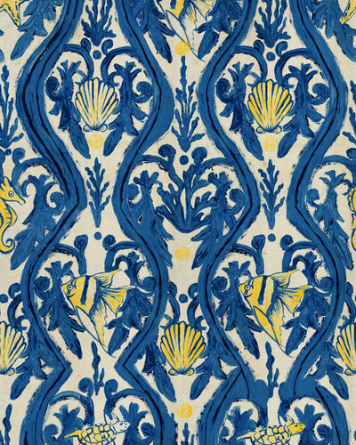 product image of sample zakynthos wallpaper in blue and yellow from the sundance villa collection by mind the gap 1 535