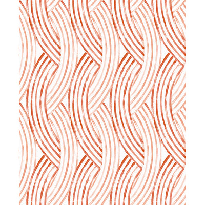 product image for Zamora Brushstrokes Wallpaper in Coral from the Pacifica Collection by Brewster Home Fashions 3