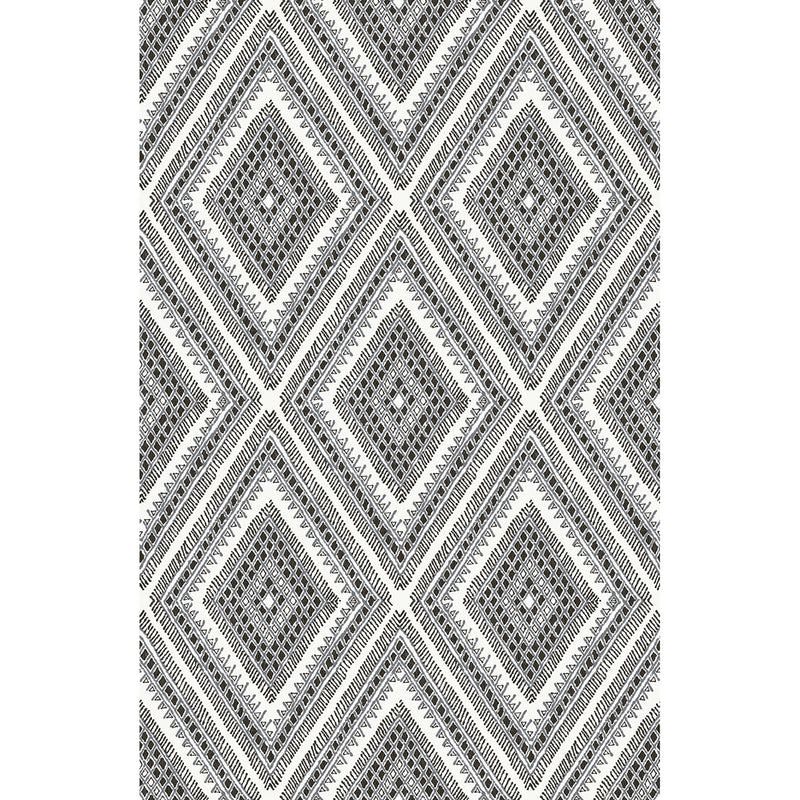 media image for sample zaya tribal diamonds wallpaper wallpaper in black from the pacifica collection by brewster home fashions 1 267