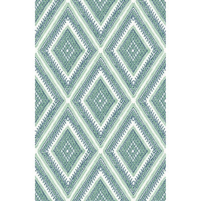 product image for Zaya Tribal Diamonds Wallpaper Wallpaper in Green from the Pacifica Collection by Brewster Home Fashions 90