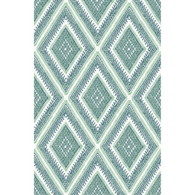 product image of Zaya Tribal Diamonds Wallpaper Wallpaper in Green from the Pacifica Collection by Brewster Home Fashions 53