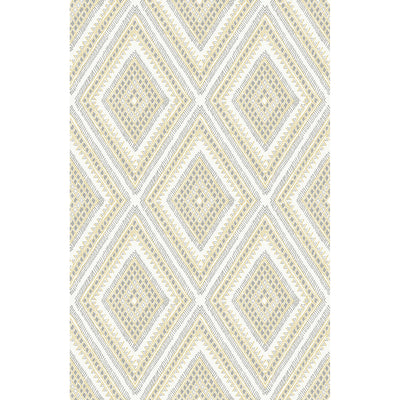 product image for Zaya Tribal Diamonds Wallpaper Wallpaper in Light Yellow from the Pacifica Collection by Brewster Home Fashions 96