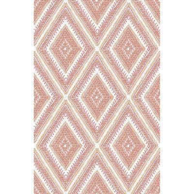 product image for Zaya Tribal Diamonds Wallpaper Wallpaper in Orange from the Pacifica Collection by Brewster Home Fashions 66