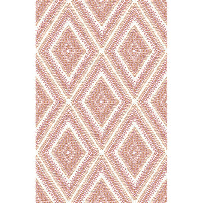 product image of Zaya Tribal Diamonds Wallpaper Wallpaper in Orange from the Pacifica Collection by Brewster Home Fashions 586