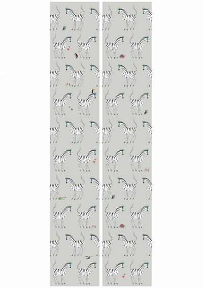 product image for Zebra Kids Wallpaper in Grey by KEK Amsterdam 97