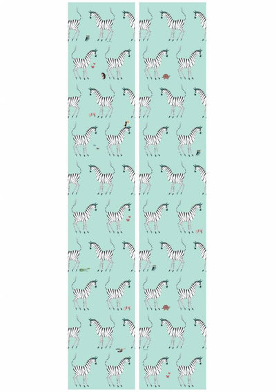 product image for Zebra Kids Wallpaper in Mint by KEK Amsterdam 78