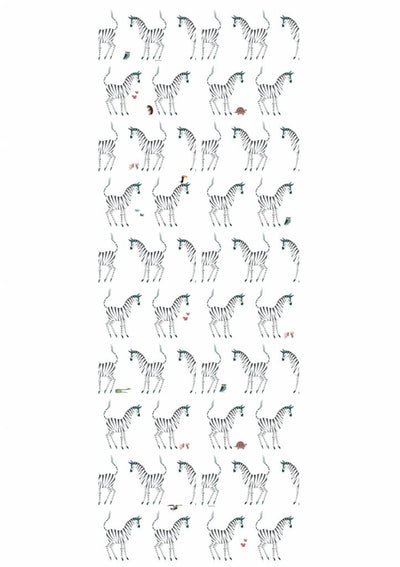product image for Zebra Kids Wallpaper in White by KEK Amsterdam 56