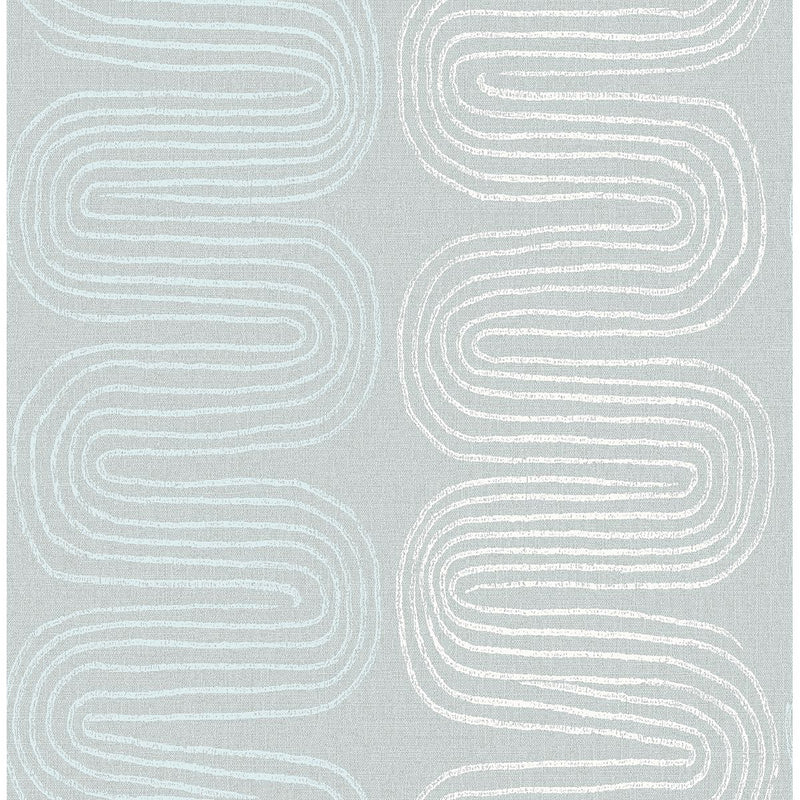 media image for Zephyr Abstract Stripe Wallpaper in Light Blue from the Celadon Collection by Brewster Home Fashions 273