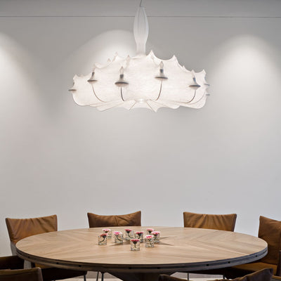 product image for Zeppelin Plastic and Steel White Pendant Lighting 56