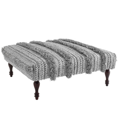 product image for zhara stripe grey rug ottoman by annie selke ash12133 otr 2 98