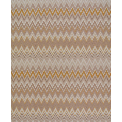 product image of sample zig zag multicolore wallpaper in cream tan and gold by missoni home for york wallcoverings 1 542