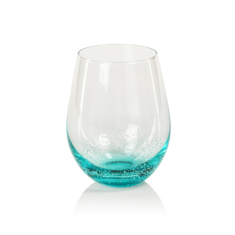 media image for 6 piece blasen stemless all purpose glass set by zodax ch 5929 3 298