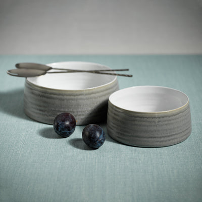 product image for kiruna tapered stoneware bowl by zodax ch 5964 4 29