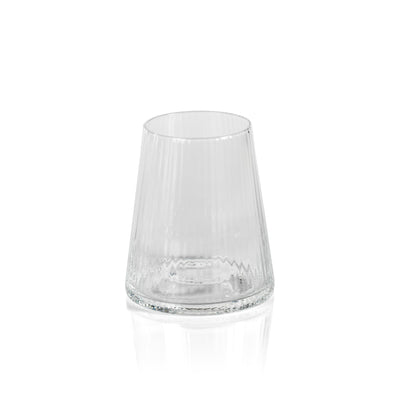 product image for benin taper up textured all purpose glasses set of 4 by zodax ch 6019 1 14