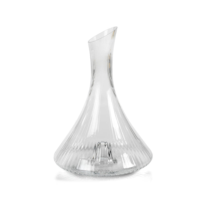 media image for benin fluted flask glass decanter by zodax ch 6021 1 238