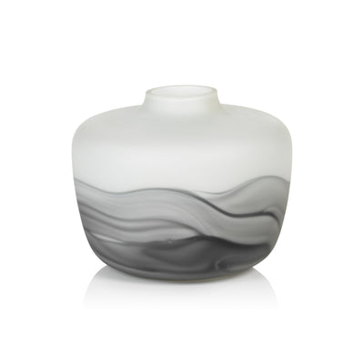 product image for agder tall swirl glass vase by zodax ch 6030 1 66