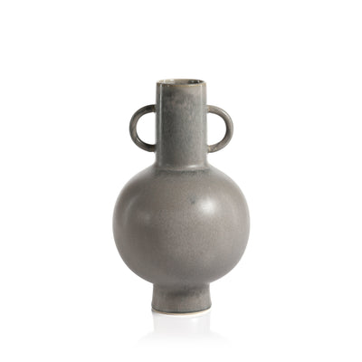 product image for avesta tall gray stoneware vase by zodax ch 6237 1 87