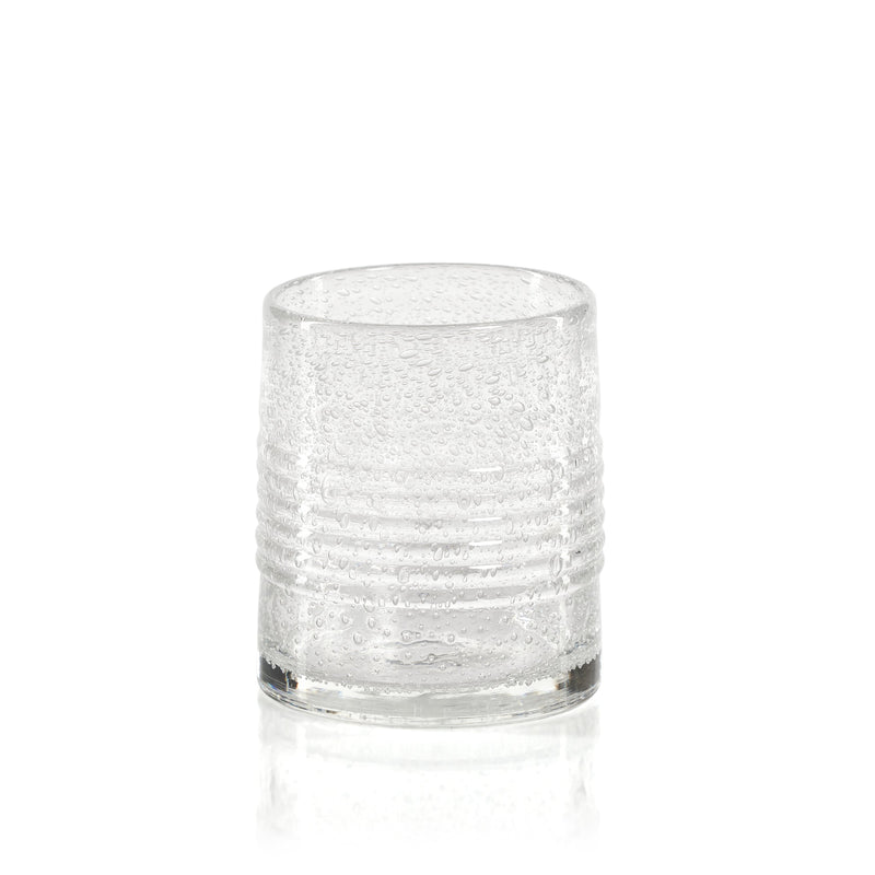 media image for langston bubble double old fashioned glasses set of 6 by zodax ch 6255 1 250