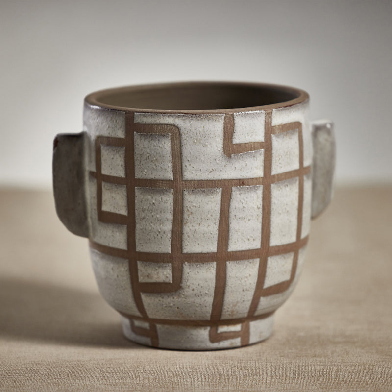media image for odette tall ceramic decorative vase planter by zodax ch 6273 2 22