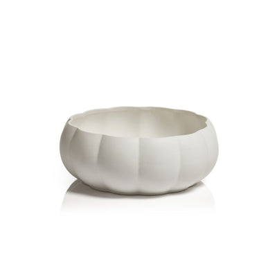 product image of alanna scalloped ceramic bowl by zodax ch 6296 1 583